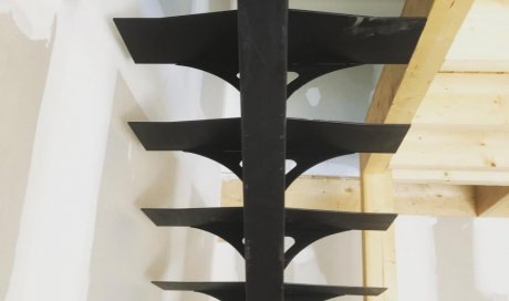 Création et pose ossature escalier acier/bois - Sarl MCP Combret à Toulouse