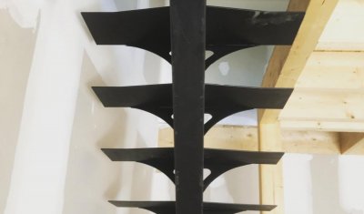 Création et pose ossature escalier acier/bois - Sarl MCP Combret à Toulouse
